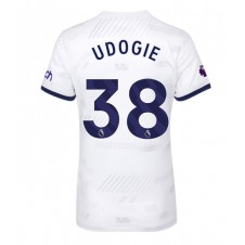 Tottenham Hotspur Destiny Udogie #38 Hemmatröja Dam 2023-24 Korta ärmar